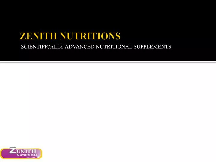 zenith nutritions