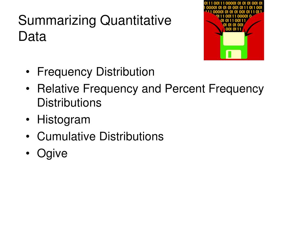 PPT - Summarizing Quantitative Data PowerPoint Presentation, free ...