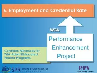 Employment and Credential Rate