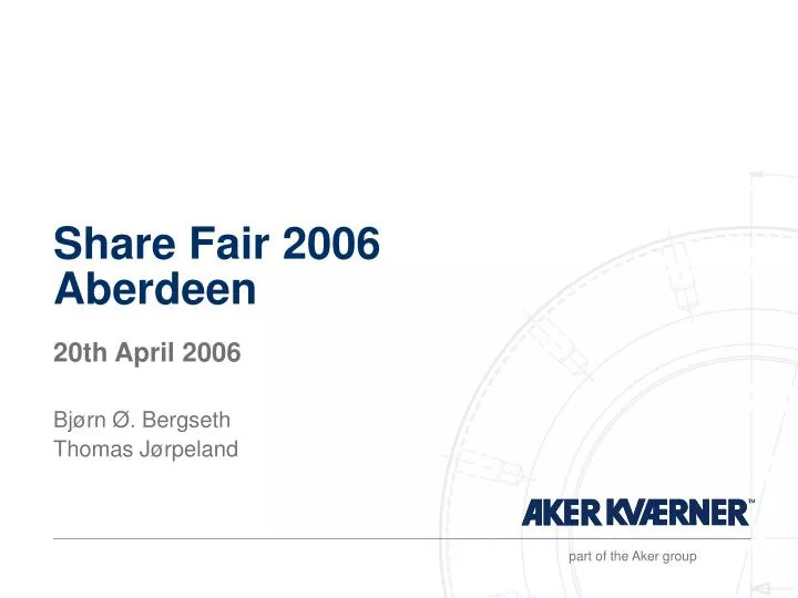 share fair 2006 aberdeen