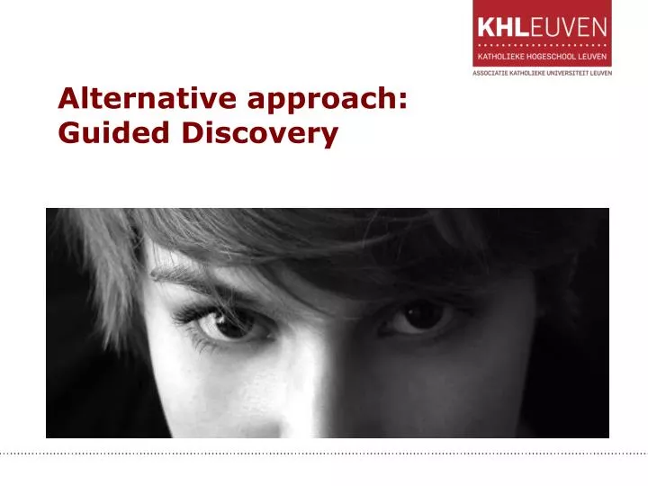 alternative approach guided discovery