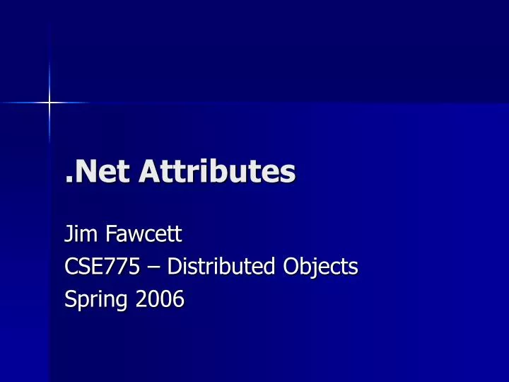 net attributes