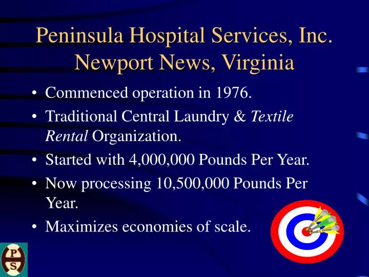 peninsula hospital services inc newport news virginia