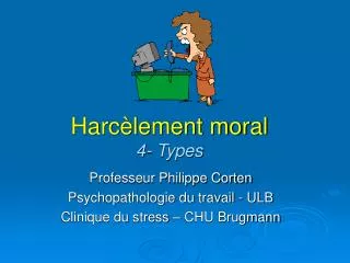 harc lement moral 4 types
