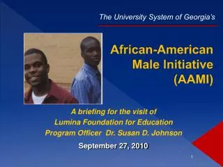 African-American Male Initiative (AAMI)