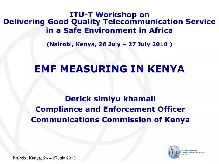 emf measuring in kenya