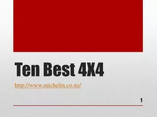 The Best 4x4