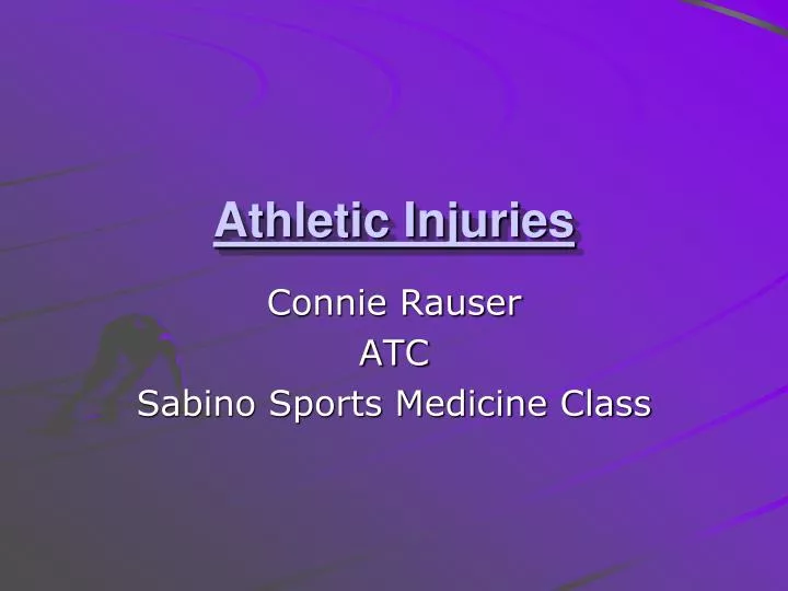 athletic injuries