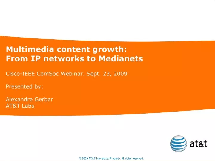 multimedia content growth from ip networks to medianets