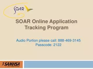 SOAr Online Application Tracking Program