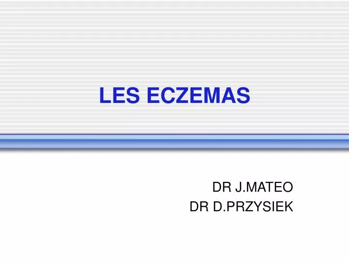 les eczemas