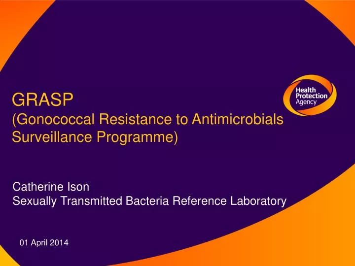 grasp gonococcal resistance to antimicrobials surveillance programme