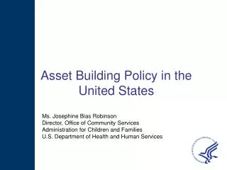 Asset Building Policy in the United States