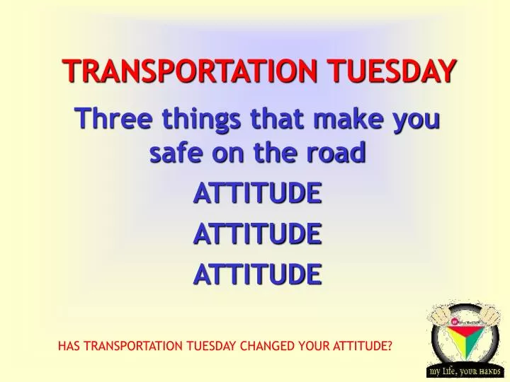 transportation tuesday