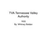 TVA-Tennessee Valley Authority - slide 1