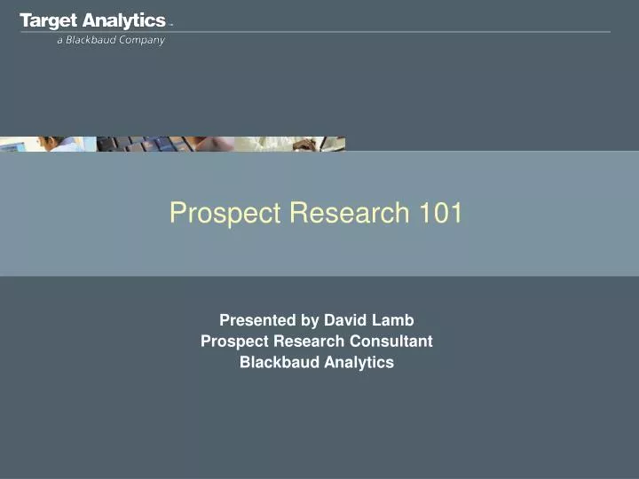 prospect research 101