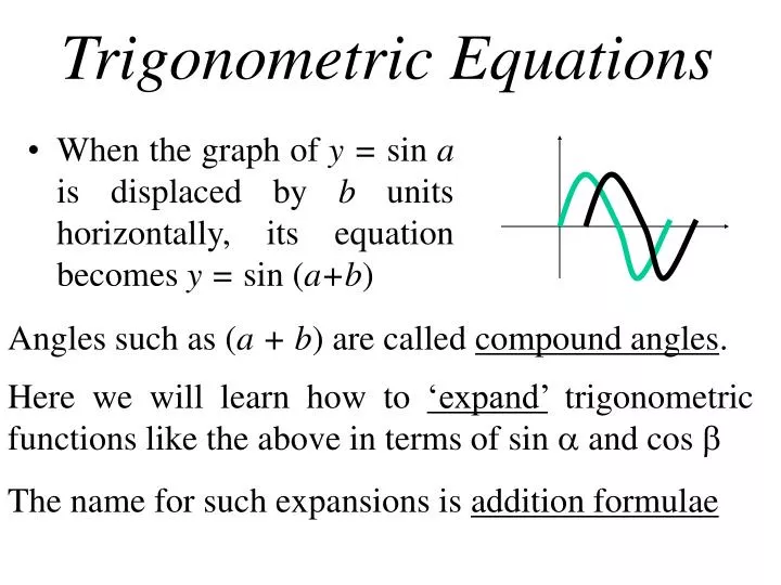 trigonometric equations
