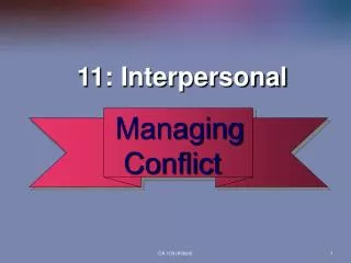 11: Interpersonal