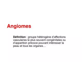 angiomes
