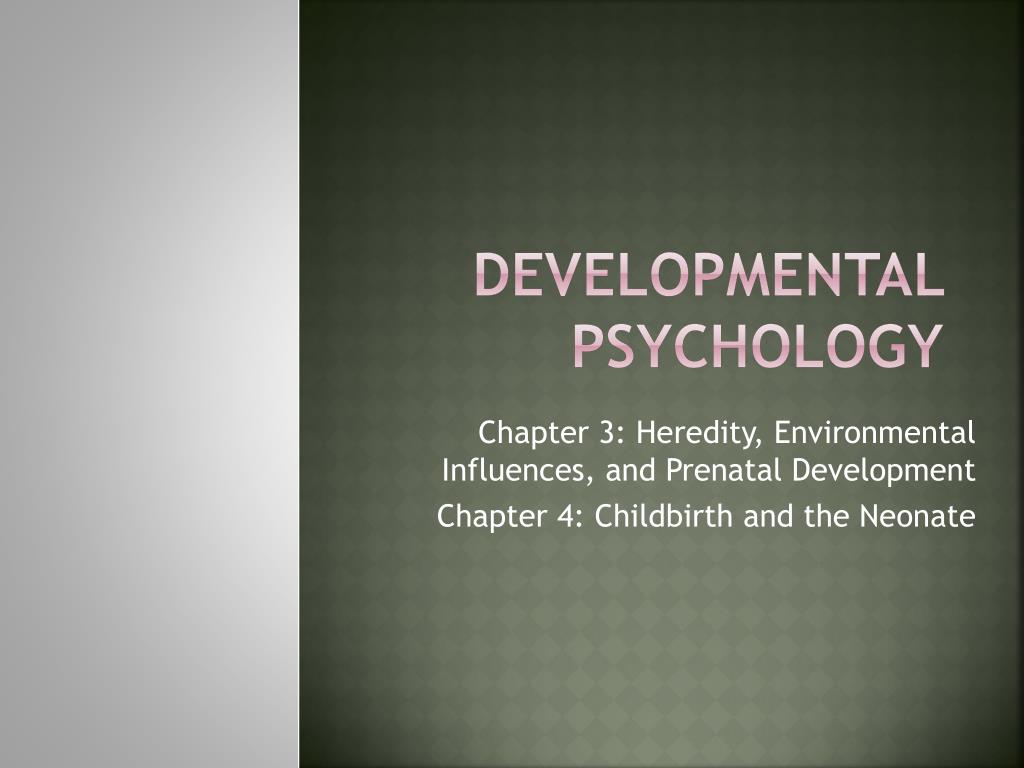 PPT - Developmental Psychology PowerPoint Presentation, free download ...