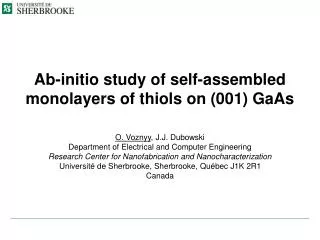 Ab-initio study of self-assembled monolayers of thiols on (001) GaAs