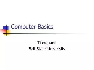 Computer Basics