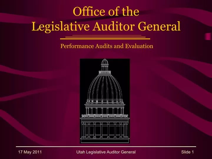 office of the legislative auditor general