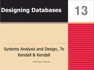 Designing Databases