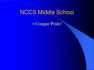 NCCS Middle School