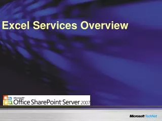 Excel Services Overview