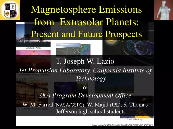 magnetosphere emissions from extrasolar planets present and future prospects