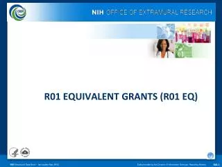 R01 EQUIVALENT GRANTS (R01 EQ)