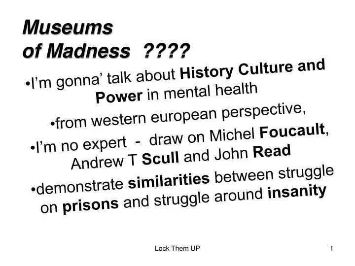 museums of madness