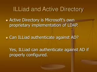 ILLiad and Active Directory