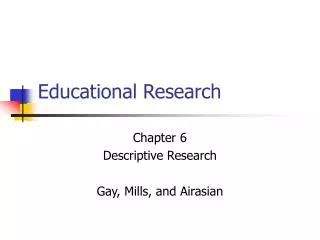 Educational Research