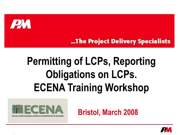 permitting of lcps reporting obligations on lcps ecena training workshop