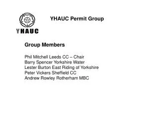 YHAUC Permit Group