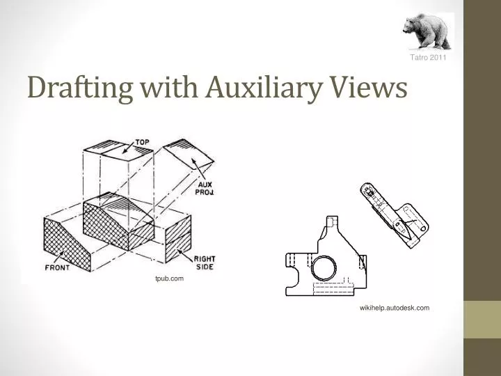 drafting with auxiliary views