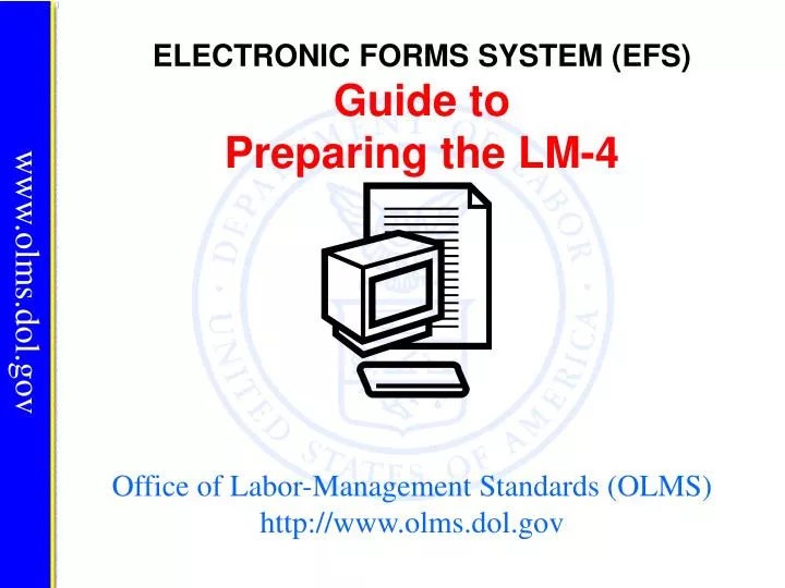 office of labor management standards olms http www olms dol gov