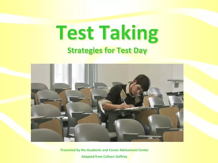 test taking strategies for test day
