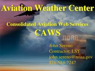 Consolidated Aviation Web Services CAWS