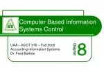 Computer Based Information Systems Control - slide 1
