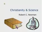 Christianity &amp; Science