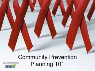 Community Prevention Planning 101