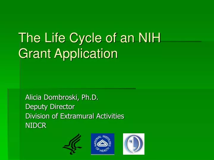 the life cycle of an nih grant application