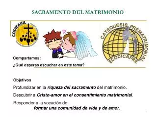 SACRAMENTO DEL MATRIMONIO