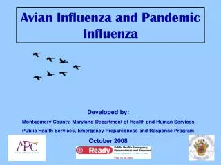 Avian Influenza and Pandemic Influenza