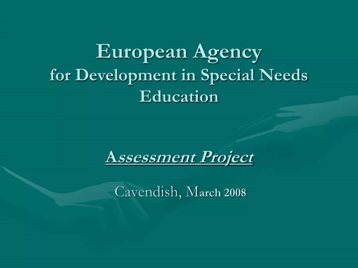 european agency for development in special needs education