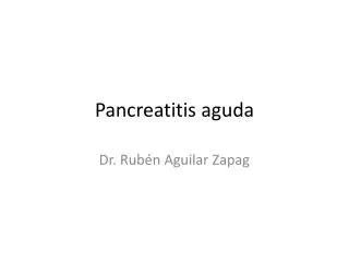 pancreatitis aguda