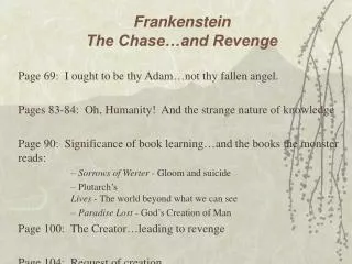 Frankenstein The Chase…and Revenge